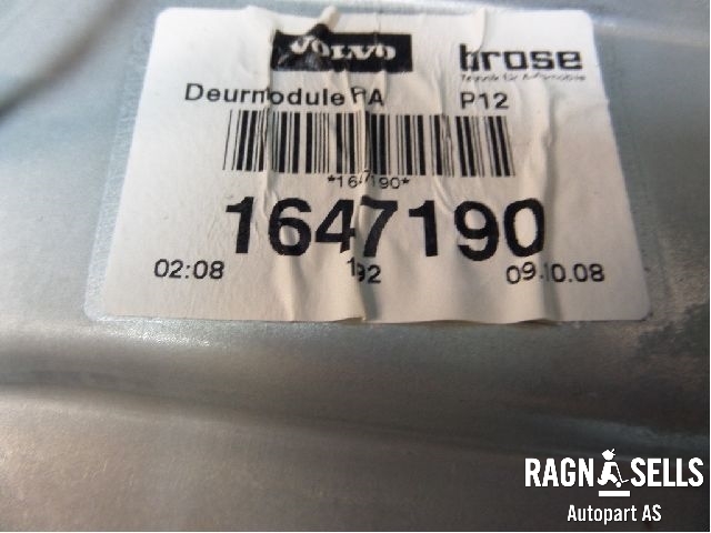 Ruteheis høyre bak til Volvo V50 2007-2012 (Fase 2) (31253516|31264191|1647190)