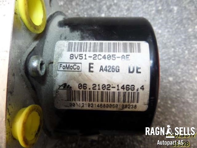 ABS sentral til Ford Fiesta 2008-2012 (Type VI, Fase 1) (8V512C405AE|06210956723|0621021469)