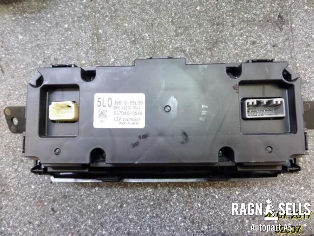 Varmeapparat betjening til Suzuki SX4 2009-2013 (Type I, Fase 2)  (3951055L00||2370400544)