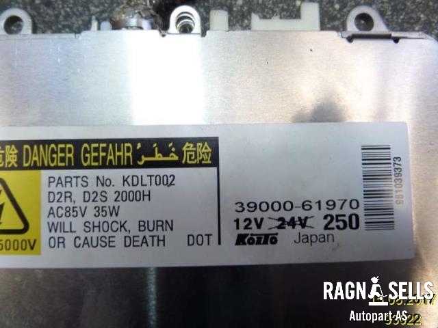 Styreenhet xenon/ballast til Mazda 6 2008-2010 (Type II, Fase 1) (GS1G-51-0H3||3900061970)