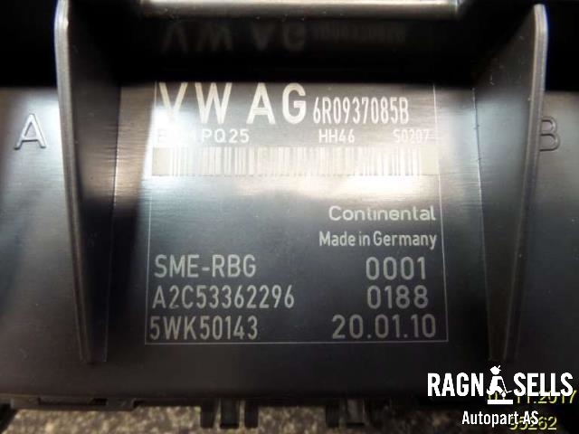Styreenhet comfort (BCM) til VW Polo 2009-2014 (Type V, Fase 1)  (6R0937085B||5WK50143)