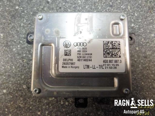 Styreenhet xenon/ballast til Škoda Yeti 2014-2017 (Fase 2) (4G0907697D|)