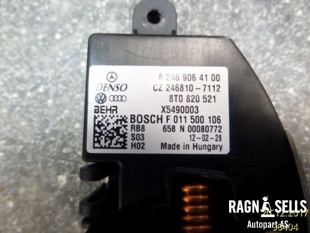 Varmeapparat motstand til Audi A5 2007-2016 (Type I)  (DENSO|8T0 820 521|A2469064100)