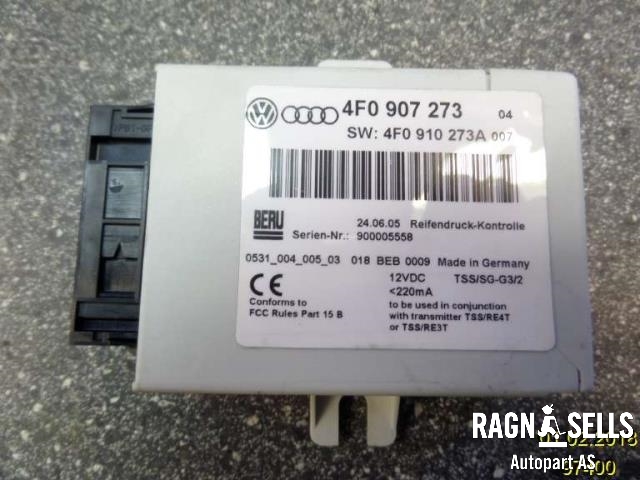 Styreenhet diverse til Audi A6, 2005-2008 (Type III, Fase 1) (C6) (C6) (4F0907273)