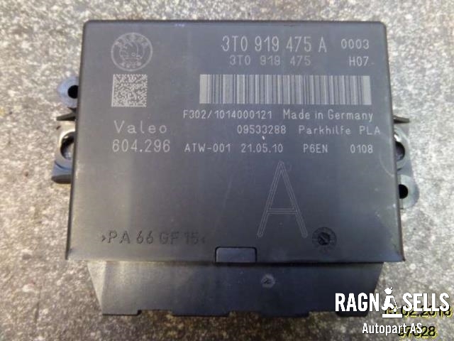 Styreenhet parkering til Škoda Superb 2008-2015 (Type II) (3T0919475A||604296)
