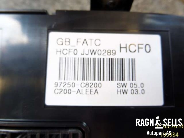 Varmeapparat betjening til Hyundai i20 2015-2020 (Type II)  (97250C8200|)