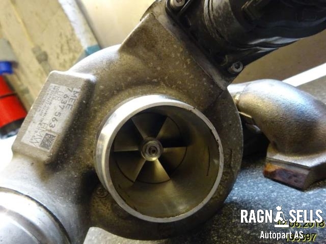 Turbo til BMW 3-Serie 2012-2018 (F30/F31/F34) (F30/F31/F34) (11 65 7 637 563|7 637 563|MFD4947702403)