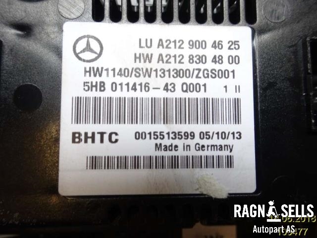 Bryter rutevarme til Mercedes E-Klasse 2013-2016 (Fase 2) (W212) (W212) (A2129004625||A2128304800)