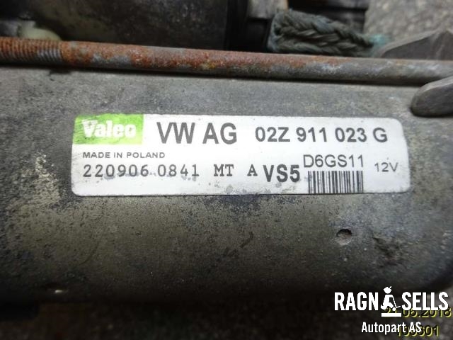 Starter til VW Golf V, Combi 2003-2008  (02Z911023G|02Z 911 023 G|D6GS11)