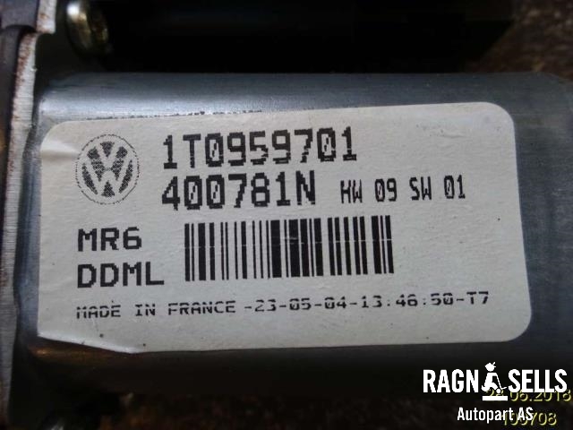 Ruteheis venstre foran til VW Touran 2007-2010 (Type I, Fase 2)  (1T0959701|1K0959793C|400781N)