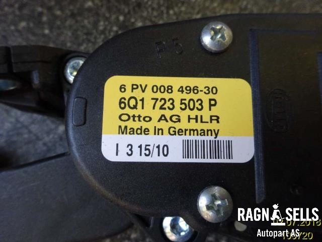 Pedal gass til VW Polo 2009-2014 (Type V, Fase 1)  (6Q1723503P||6PV00849630)
