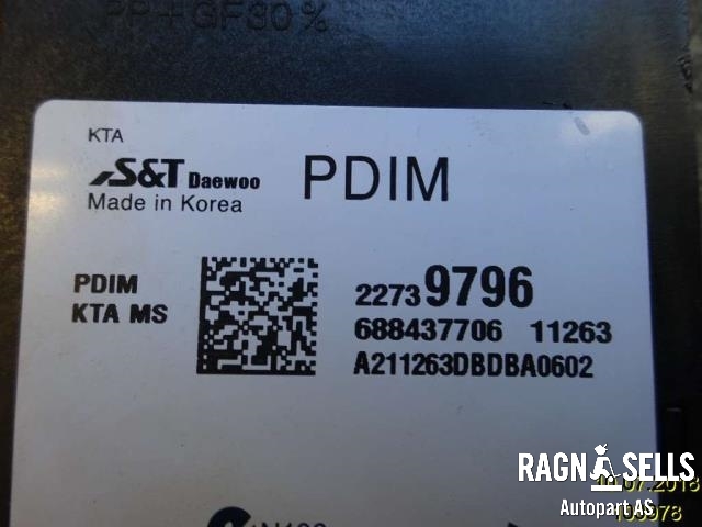 Styreenhet diverse til Opel Astra J 2010-2015  (1788271|22739796|)