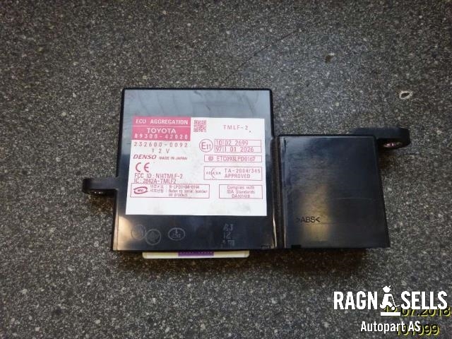 Styreenhet diverse til Toyota RAV4, 2006-2009 (Type III, Fase 1)  (8930042020)