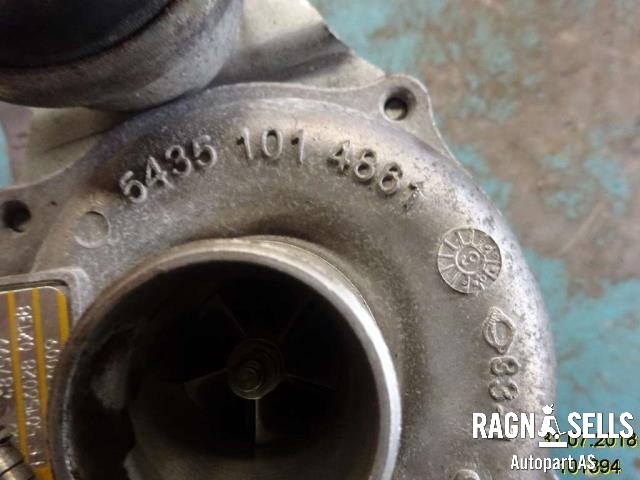 Turbo til Ford Fiesta 2008-2012 (Type VI, Fase 1) (2S6Q-6K682-AD|5435 101 4861|RM2S6Q-6K682-AD)