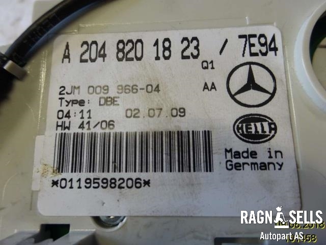 Taklyspanel til Mercedes GLK 2008-2015 (X204) (X204) (A2048201823|)