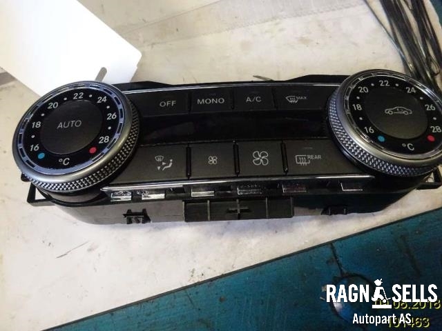 Varmeapparat betjening til Mercedes GLK 2008-2015 (X204) (X204) (2048305790||A2C53290179)