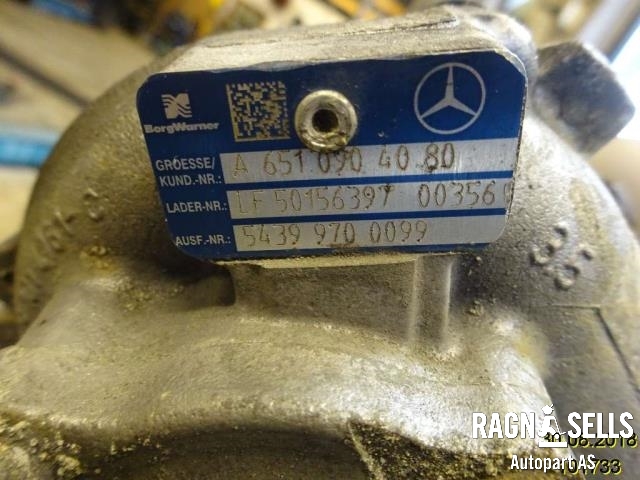 Turbo til Mercedes GLK 2008-2015 (X204) (X204) (A6510904080|54399700099|LF5015639700356)