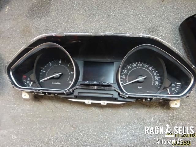 Speedometer til Peugeot 208, 2012-2019 (Type I) (9675182780C)