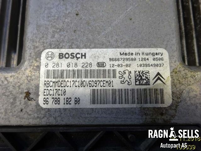 Styreenhet motor til Peugeot 208 2012-2019 (Type I)  (9678818280|96762547|0281018228)
