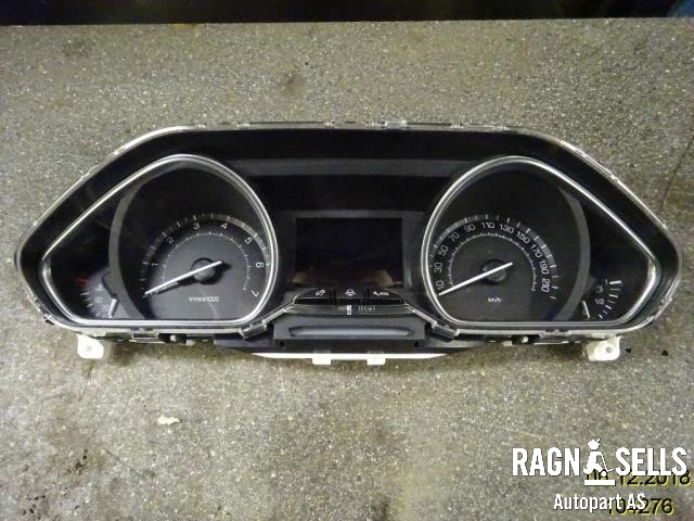Speedometer til Peugeot 2008, 2013-2019 (Type I)  (9805396480C)