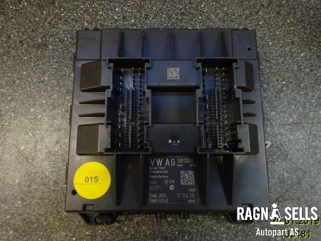 Styreenhet comfort (BCM) til VW Polo 2009-2014 (Type V, Fase 1) (7H0937089B||5WK50349)