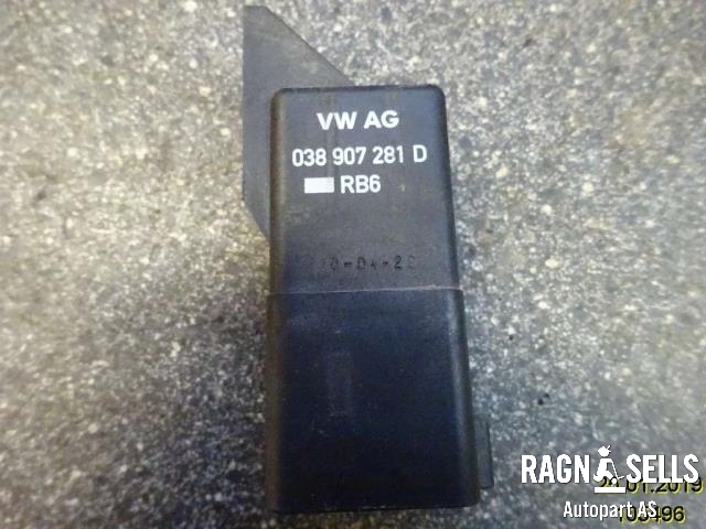 Rele gløde til VW Polo 2009-2014 (Type V, Fase 1)  (038907281D||0281003038)