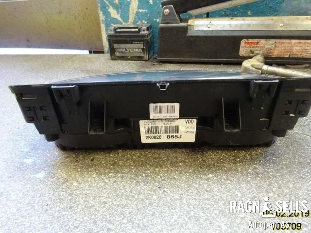 Speedometer til VW Caddy 2010-2015 (Type III, Fase 2) (2K0920865J|02405111219013993)