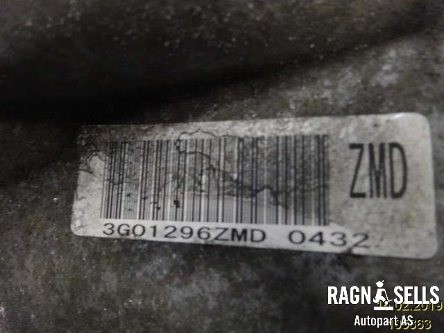 Girkasse manuell til Suzuki SX4 S-CROSS 2013-->> (Type II) (3G01296ZMD)