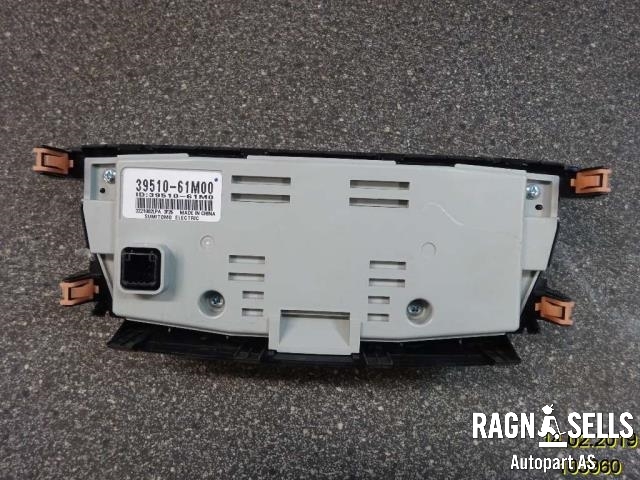 Varmeapparat betjening til Suzuki SX4 S-CROSS 2013-->> (Type II)  (3951061M00|)