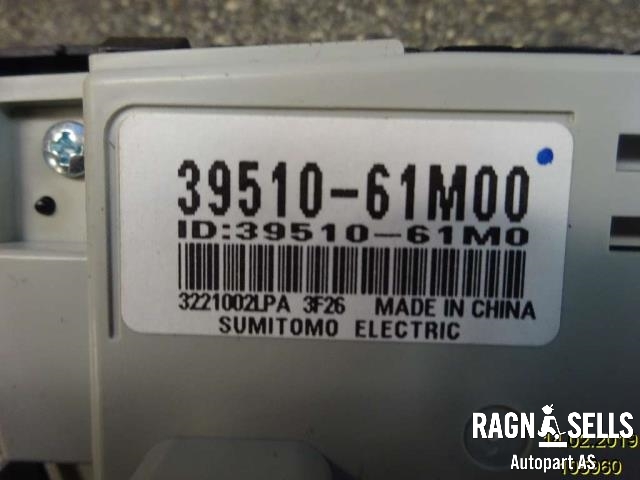 Varmeapparat betjening til Suzuki SX4 S-CROSS 2013-->> (Type II)  (3951061M00|)