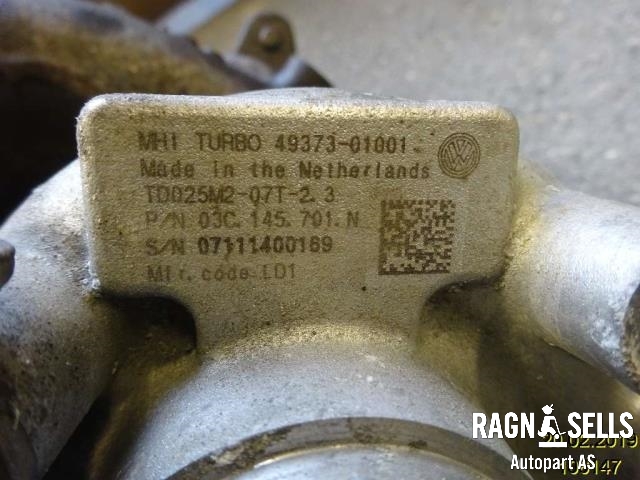 Turbo til Audi A3 2009-2012 (Type II, Fase 2)  (4937301001|03C145702L|03C145791N)