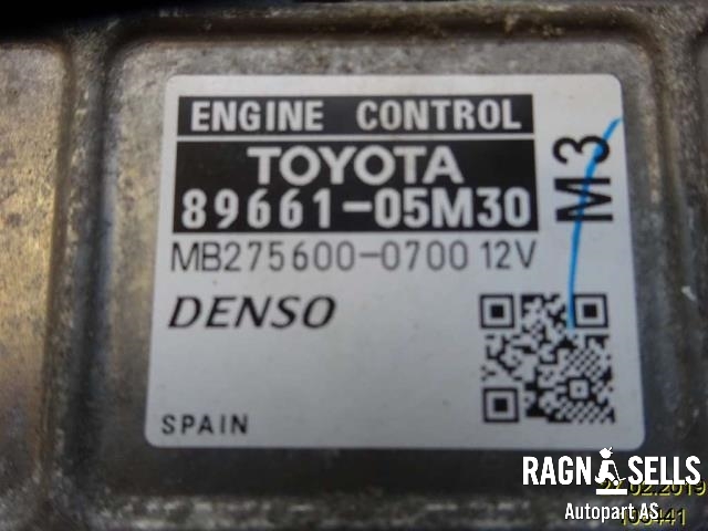 Styreenhet motor til Toyota Avensis 2009-2015 (Type III, Fase 1)  (8966105M30|MB2756000700)