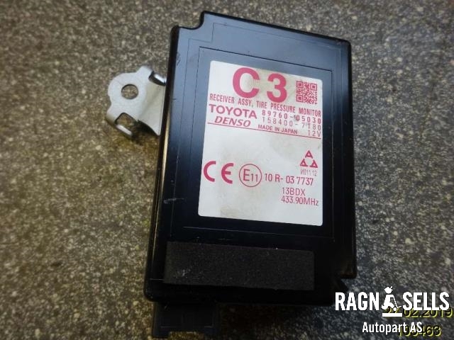 Styreenhet diverse til Toyota Avensis 2009-2015 (Type III, Fase 1) (8976005030|)