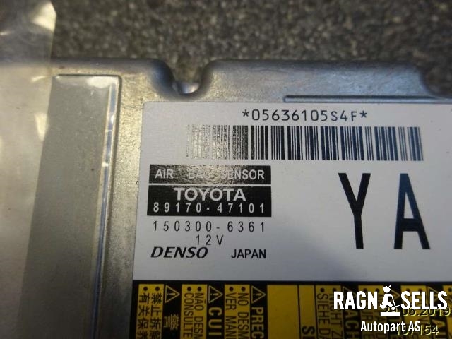 Airbag elektronikk til Toyota Prius 2009-2016 (Type III) (COMBI) (COMBI) (8917047101|1503006361)