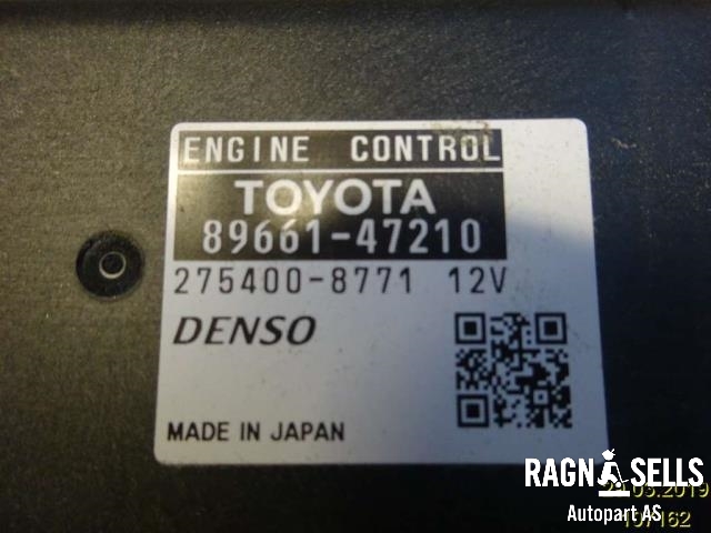 Styreenhet motor til Toyota Prius 2009-2016 (Type III) (COMBI) (COMBI) (8966147210|2754008771)