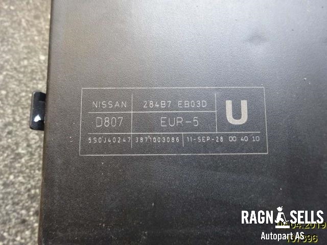 Sikringsboks til Nissan Navara 2010-2015 (Fase 2) (D40) (D40) (284B7EB03D|)