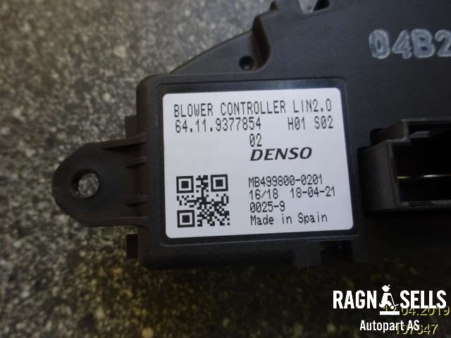 Varmeapparat motstand til BMW 2-Serie, Active/Gran Tourer 2014-->> (F45/F46) (F45/F46) (64 11 7 952 061|64 11 9 377 854|MB4998000201)