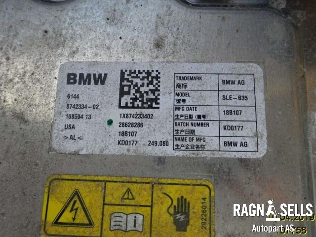 Inverter hybrid til BMW 2-Serie, Active/Gran Tourer 2014-->> (F45/F46) (F45/F46) (61 44 5 A2A F55|8 742 334|10859413)