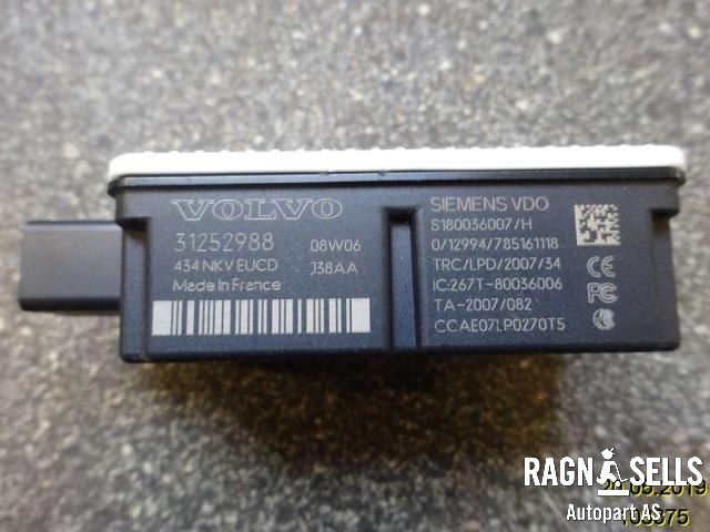 Styreenhet diverse til Volvo XC70 2008-2013 (Type II, Fase 1) (31252988)
