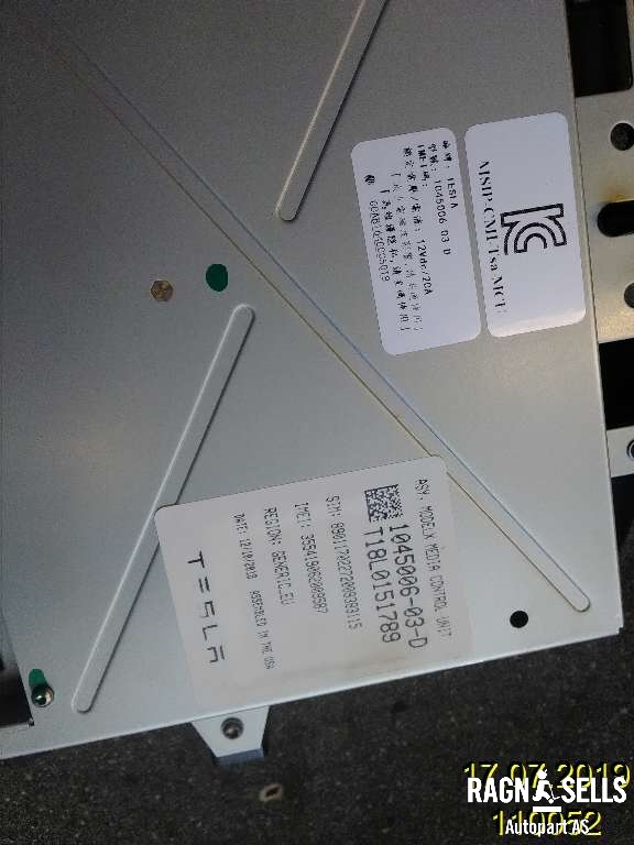 Instrument kjørecomputer til Tesla Model S 2013-2016 (Fase 1)  (1015898-00-A|1045006-03-D|T18L0151789)