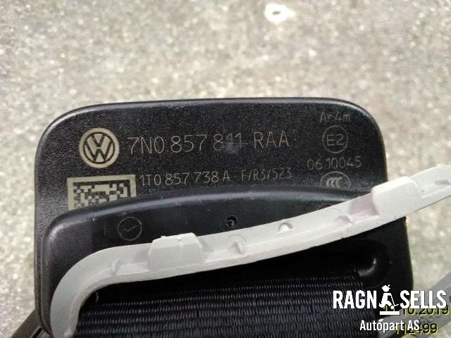 Sikkerhetsbelte bak venstre til VW Sharan 2010-->> (Type II) (7N0857811RAA|)