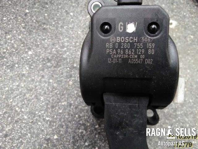 Pedal gass til Peugeot 508 2011-2014 (Type I, Fase 1) (86ET300083813|)