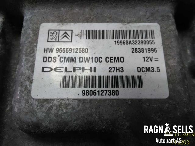 Styreenhet motor til Toyota Proace 2013-2016 (Type I)  (9666912580|9806127380)