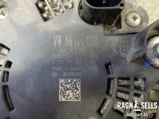 Dynamo til Audi A5 2007-2016 (Type I)  (06H903017J|06H 903 018 J|0125711051)