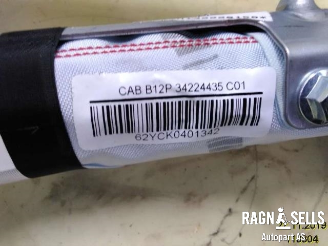 Airbag gardin høyre til Nissan Leaf 2018-->> (Type II) (CABB12P34224435C01|)