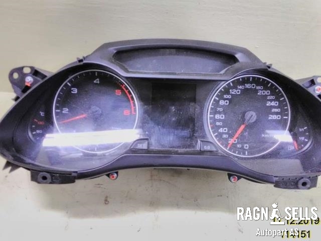 Speedometer til Audi A4 2007-2014 (Type IV) (B8) (B8) (8K0920960C||503001523402)