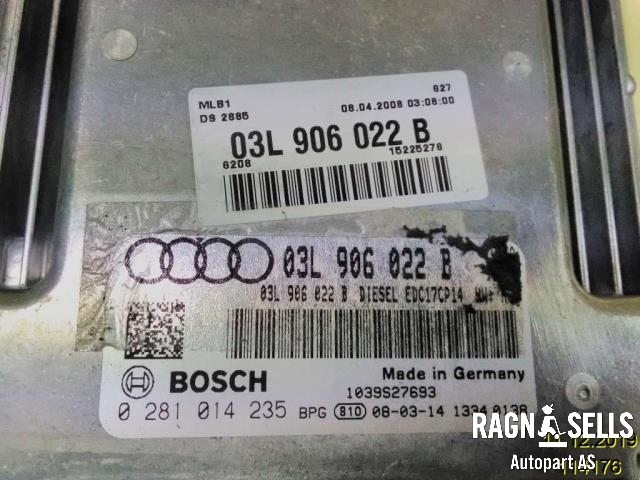 Styreenhet motor til Audi A4 2007-2014 (Type IV) (B8) (B8) (03L906022B|0281014235)