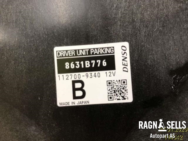 Styreenhet elektrisk parkbrems (EPB - Electric Parking Brake) til Mitsubishi Outlander 2015-->> (Type III, Fase 2)  (8631B776|1127009340)