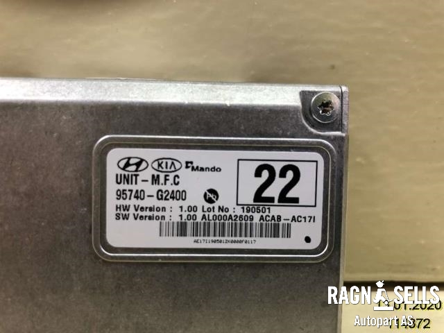 Parkeringskamera bak til Hyundai Ioniq Electric 2016-2019 (Fase 1) (95740G2400|)
