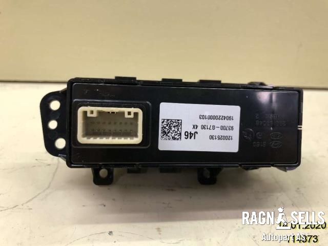 Bryter diverse til Hyundai Ioniq Electric 2016-2019 (Fase 1)  (93700G7130|)